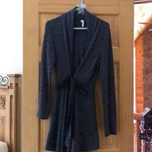 Dark gray long sweater